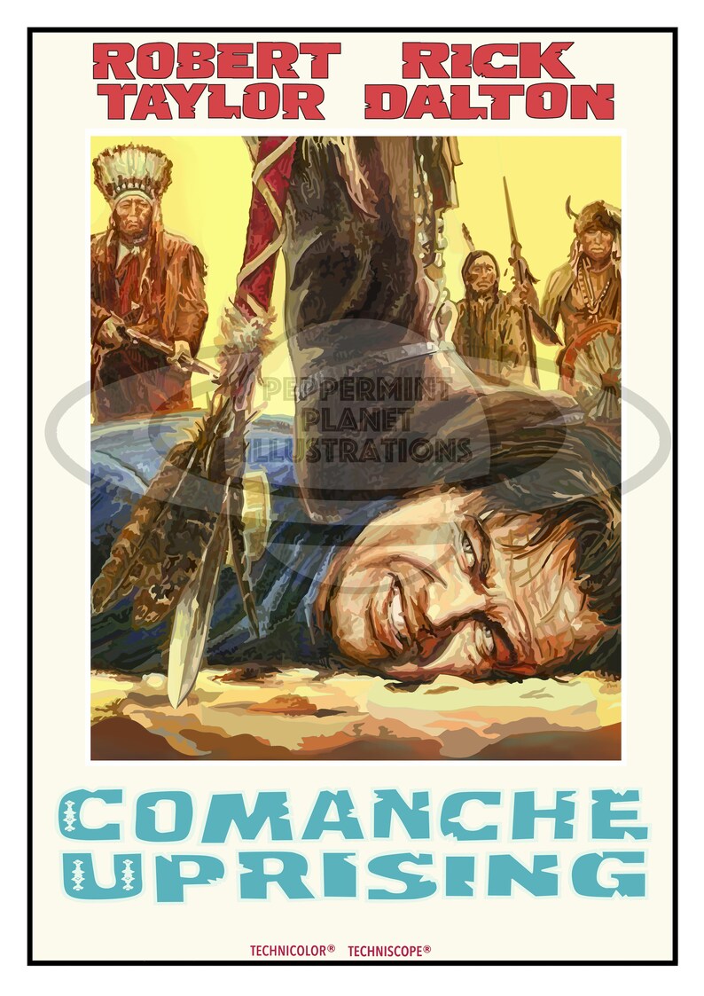 Rick Dalton Movie Poster Set Printable Download Rick Dalton Etsy UK