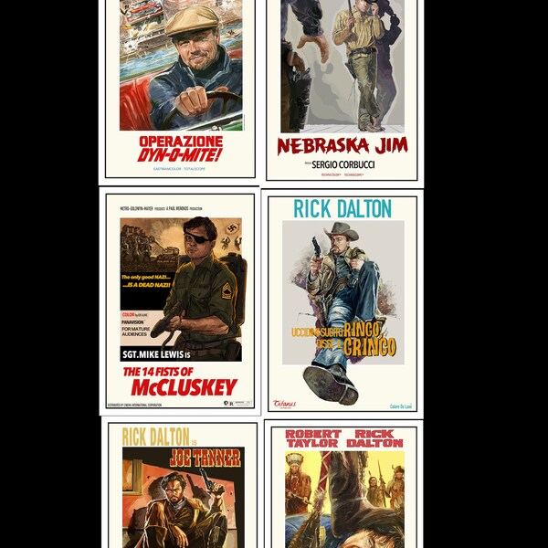 Rick Dalton Movies Etsy