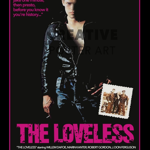 The Loveless Poster, The Loveless Movie Poster,Home Decor Wall Art, Film Movie Poster, Hand Drawn Digital Artwork
