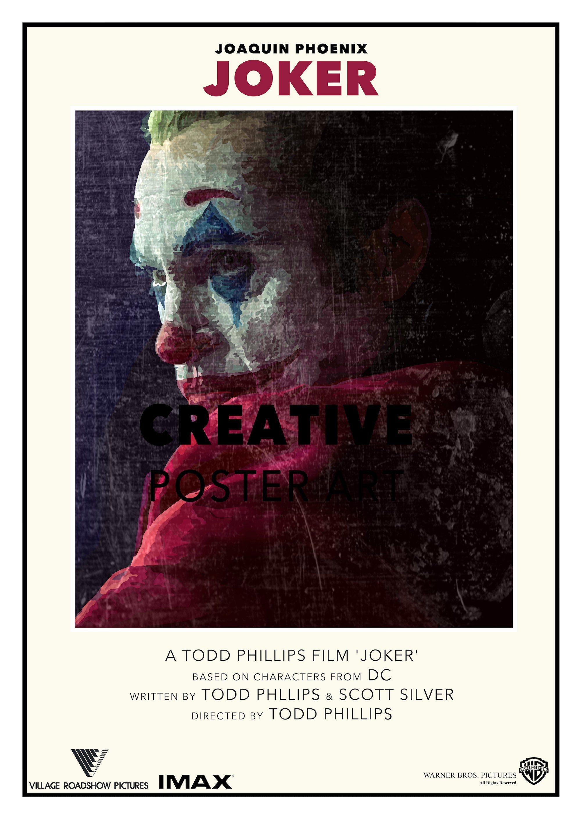 Joker Movie Poster Print: Hand-drawn Film Art (digital Download