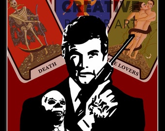 007 死ぬのは奴らだ』ポスター：手描きのジェームズ・ボンド映画アート