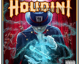 Eminem Houdini Poster Print - Slim Shady Wall Art Music Fan Decor