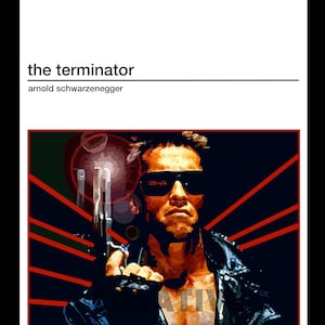 The Terminator Movie Poster: Hand Drawn Digital Art