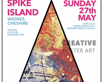 Stone Roses Spike Island Concert Poster Print - Etsy