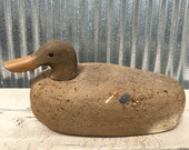 Antique Duck Decoy-1940 39 s Decoy-Vintage Decoy-Cork and Wood Decoy-Vintage Duck Decoy-Hunting Decoy