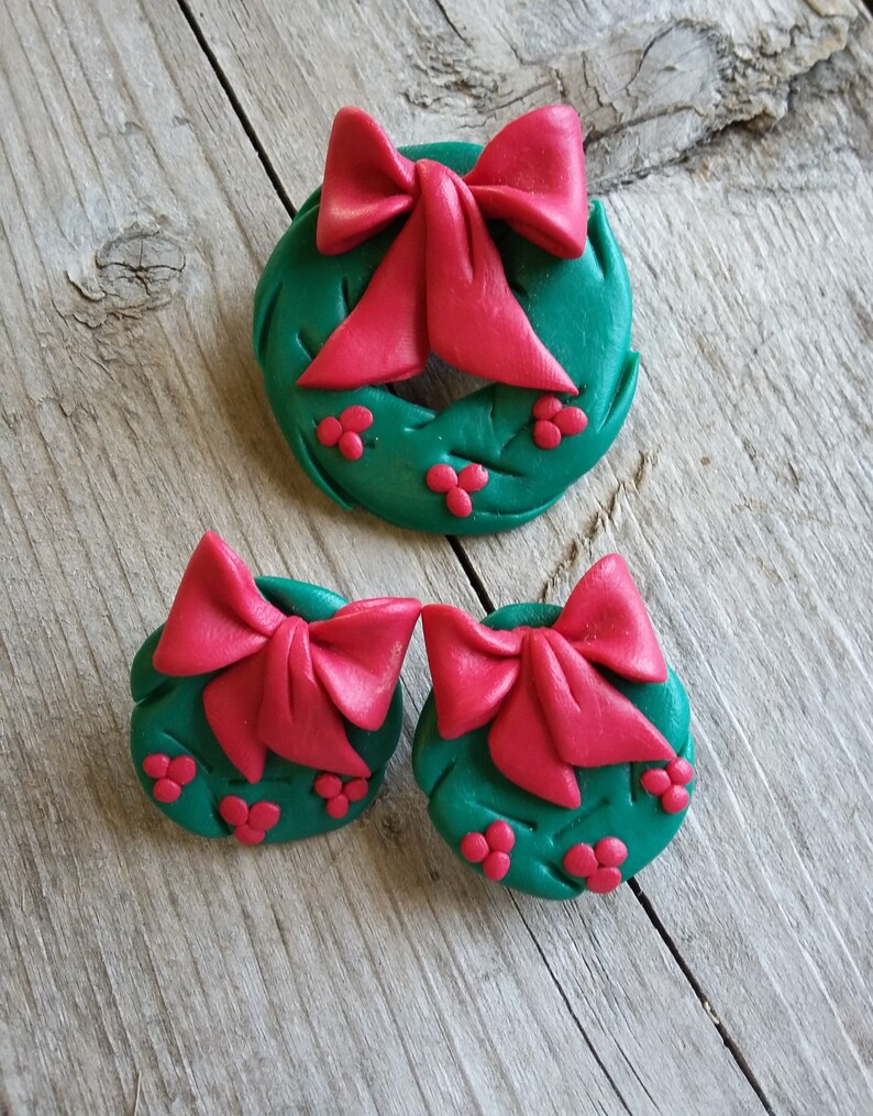 Ugly Christmas Jewelry Setvintage Ugly Christmas Broochugly Etsy