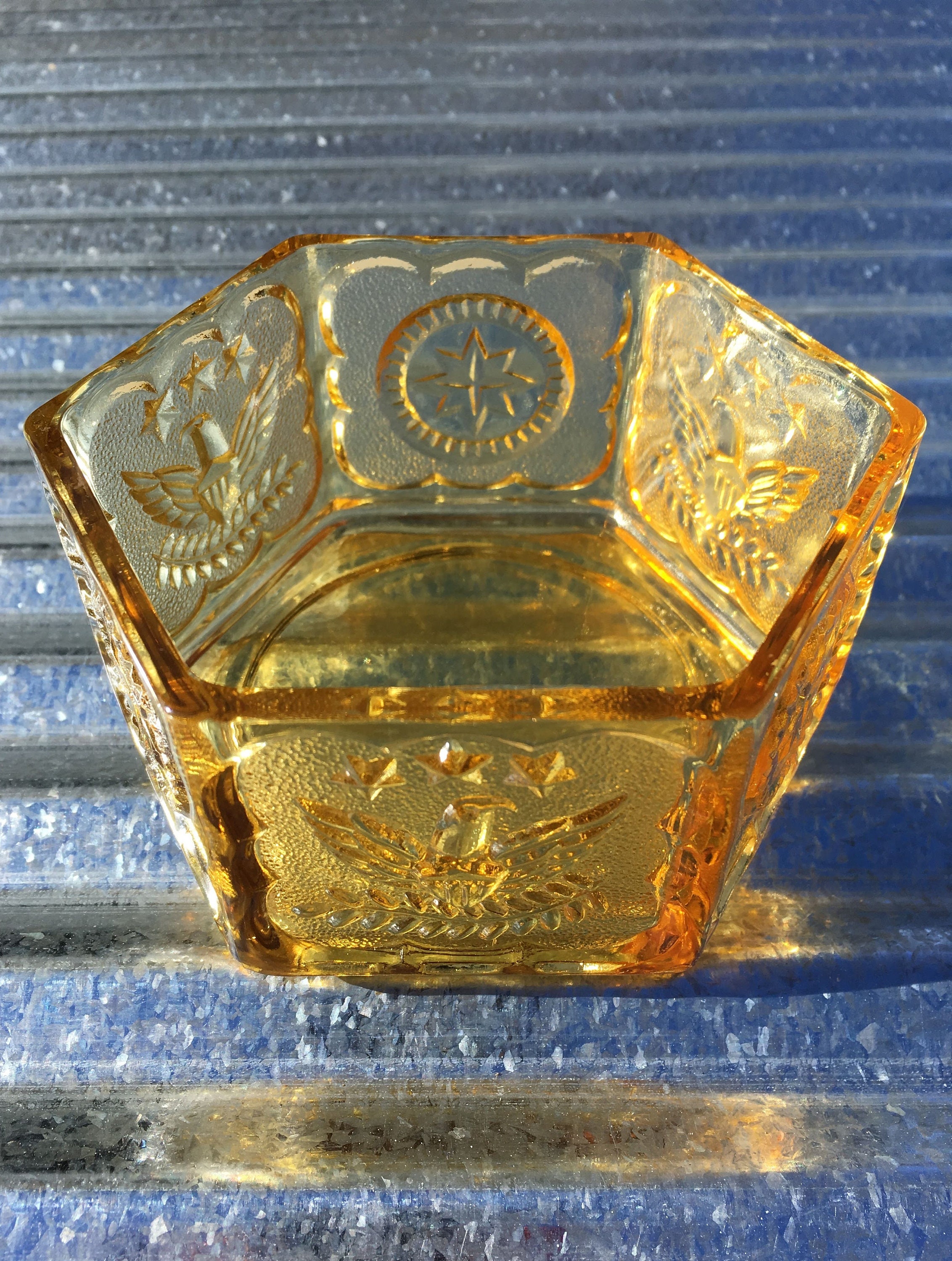 Collectible Glass Vintage Tiara Glass Colonial Candy DishVintage