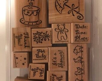 Stampin' Up! HAPPY MOMENTS 7 Piece Stamp Set 119125