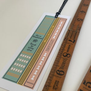 Book Gift Tag Set with ribbon, large tags for literature themed present