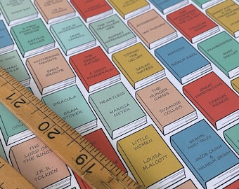 Book themed wrapping paper 'Books to read before you die' literary gift wrap