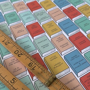 Book themed wrapping paper 'Books to read before you die' literary gift wrap