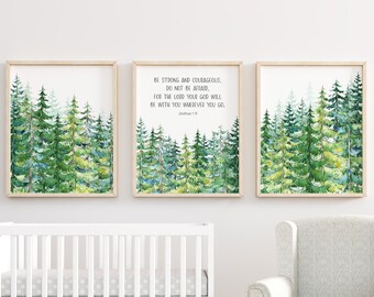 green nursery decor