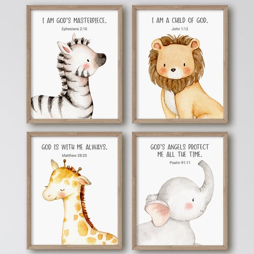 Kid's Bible Verses Prints Baby Boy Nursery Wall Art - Etsy Kid's Bible Verses Prints Baby Boy Nursery Wall Art - Etsy