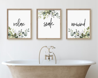 Relax Soak Unwind Etsy