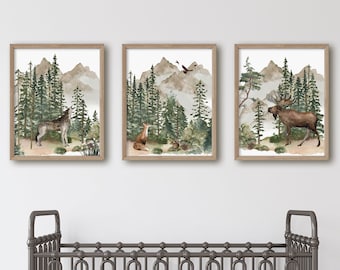wildlife nursery decor