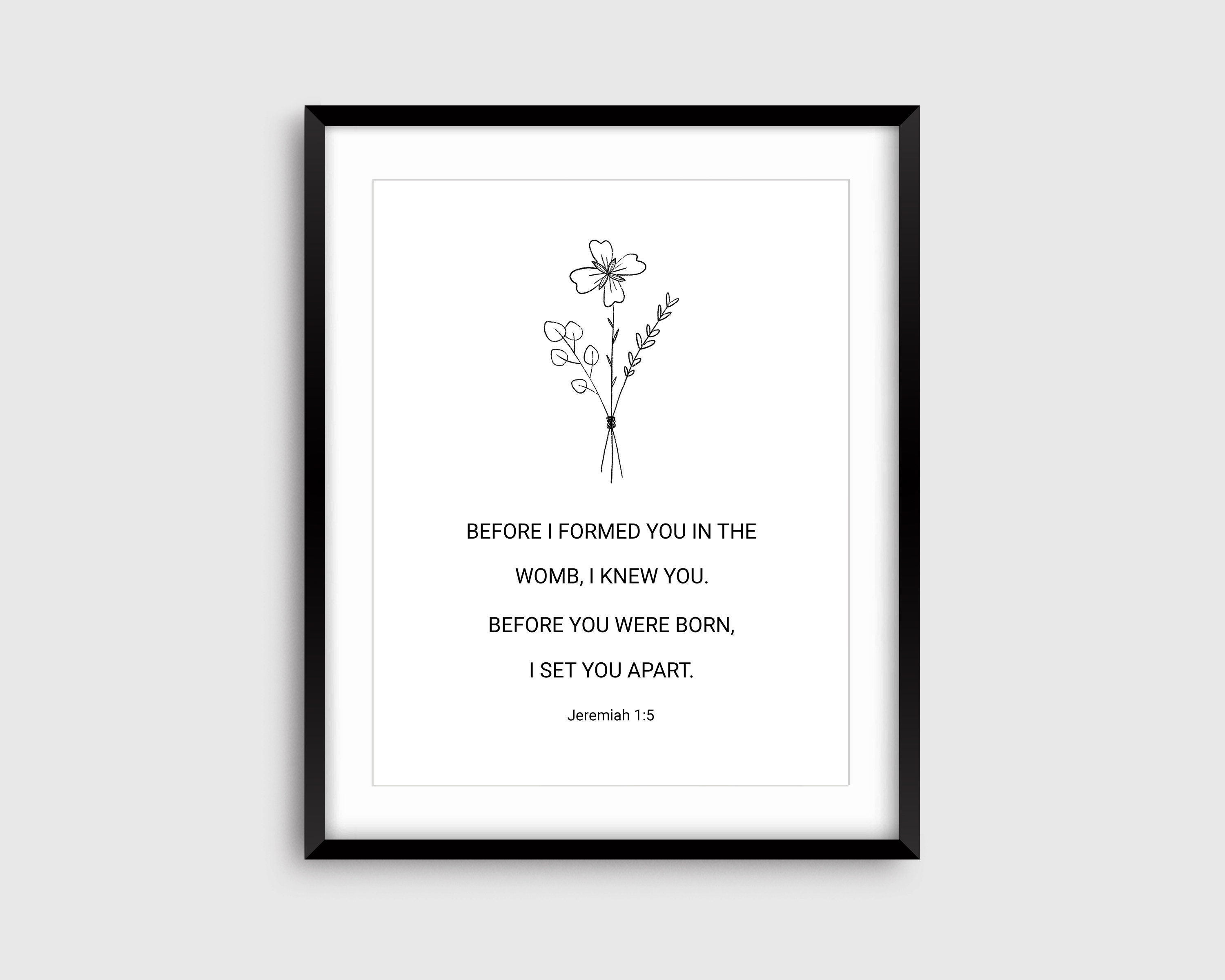 3 Nursery Bible Verses Baby Girl Nursery Scripture Be Strong Etsy