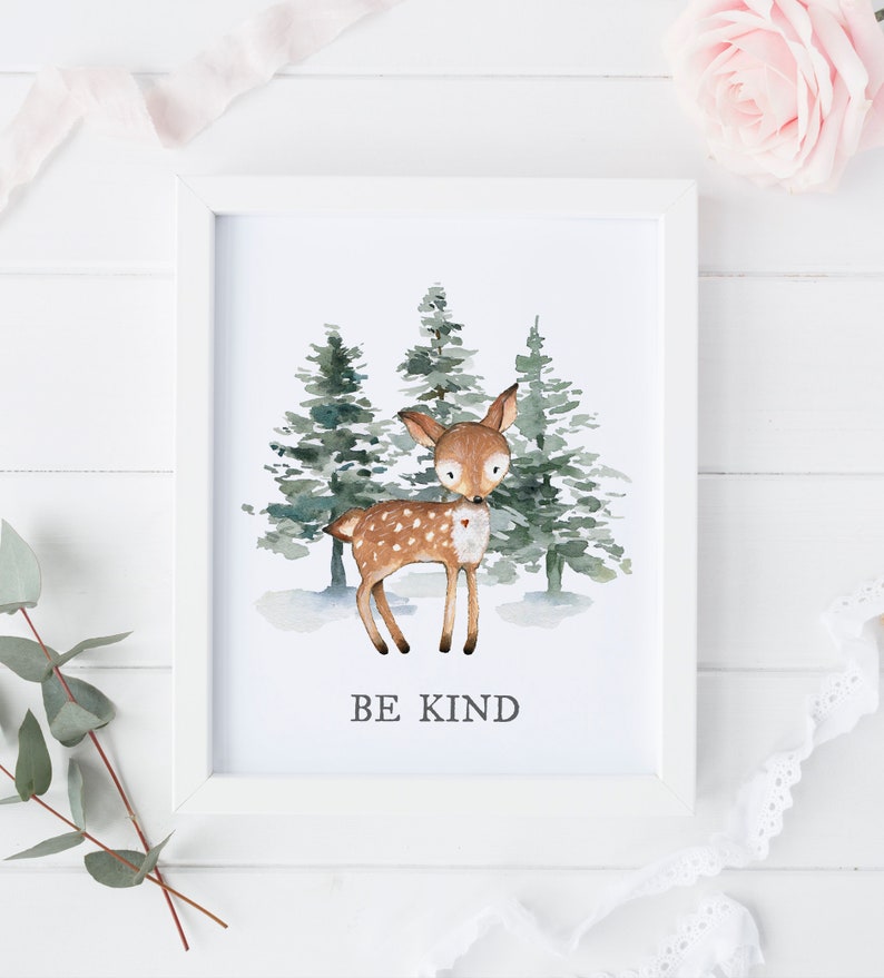 Boy Woodland Nursery Prints Boy Wall Art Woodland Nursery | Etsy