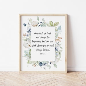C.S Lewis Quote Print, Motivational Printable Quotes, Sobriety Gift, Printable Wall Art, Inspirational Quote, Counselor Office, Encouraging,