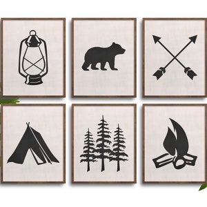 Boys Room Wall Decor, Camping Nursery Prints, Baby Boy Nursery Wall Art, Adventure Prints, Adventure Nursery, Wanderlust, Rustic Nursery,