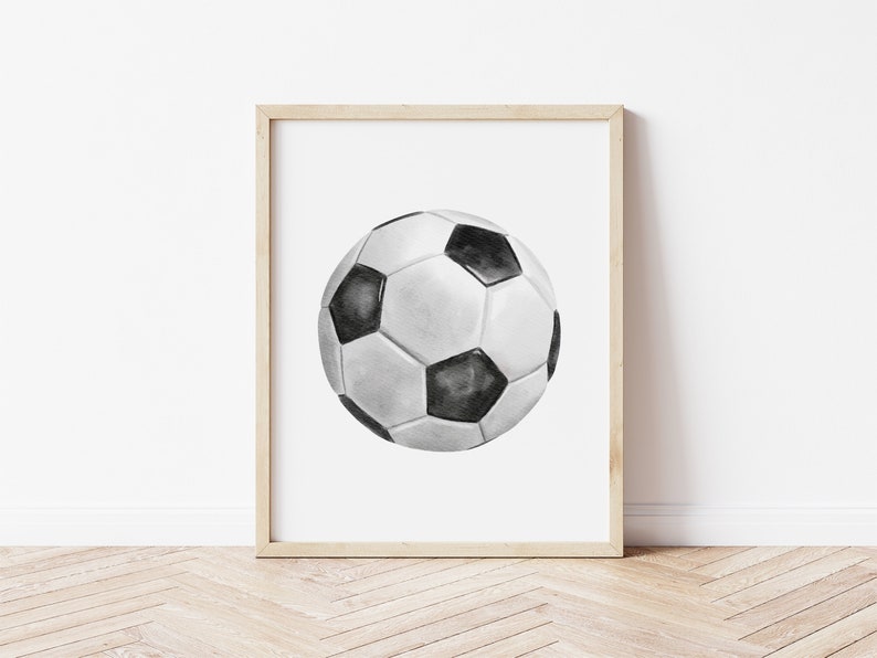 Sports Nursery Prints, Football Baseball Basketball Soccer, Printable Sports Art, Boys Room Decor, Teenage Boys Wall Art, Playroom Wall Art, image 6