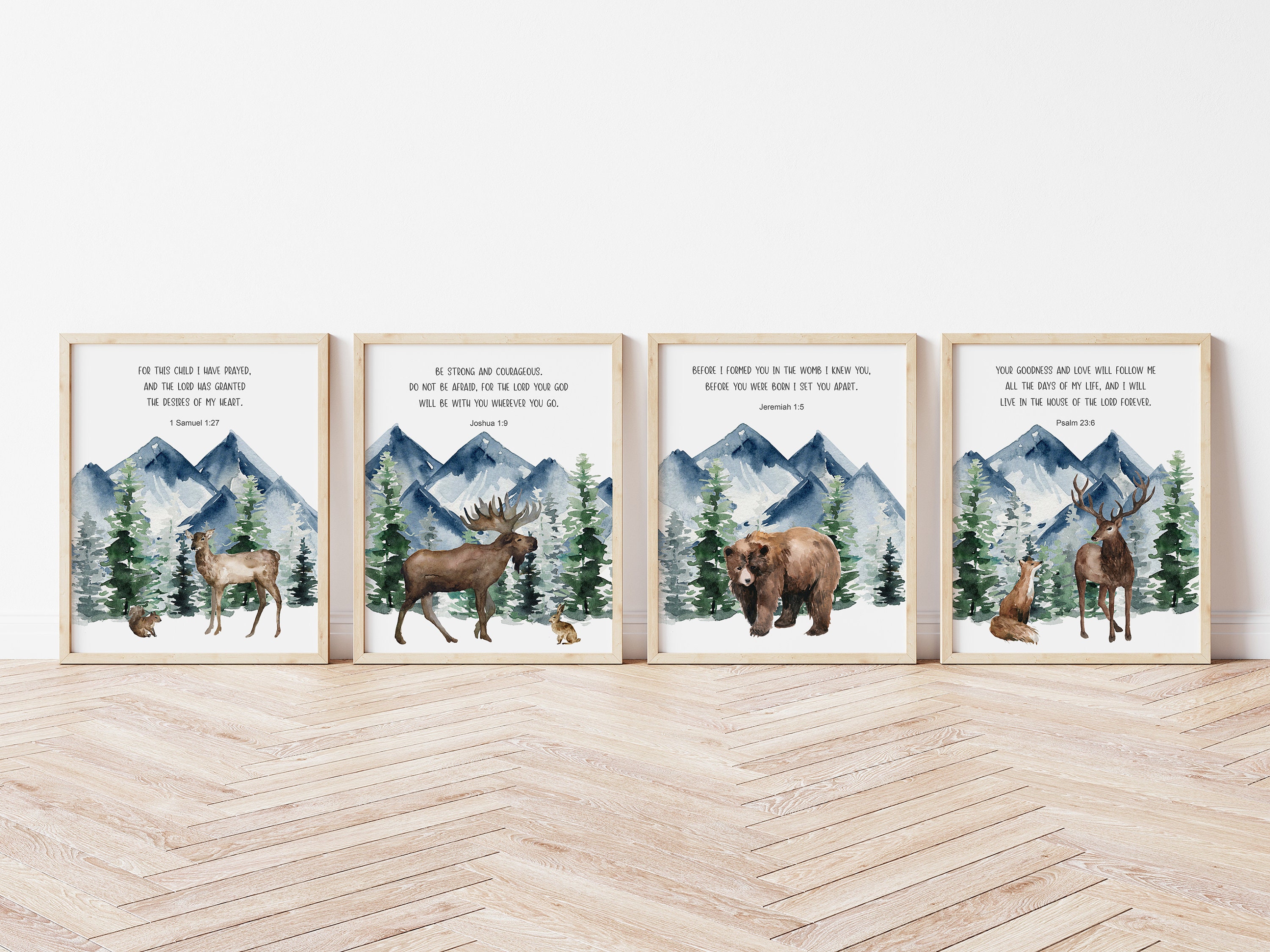 Nursery Bible Verses Kid's Bible Verses Woodland Animal - Etsy Singapore Nursery Bible Verses Kid's Bible Verses Woodland Animal - Etsy Singapore