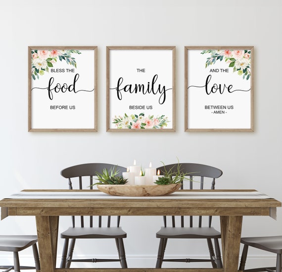 3pc Dining Room Prints, the Best Memories Are Made, Sage Green Kitchen Decor,  Dining Room Wall Art, Dining Room Gather Sign, Sage Green Art 