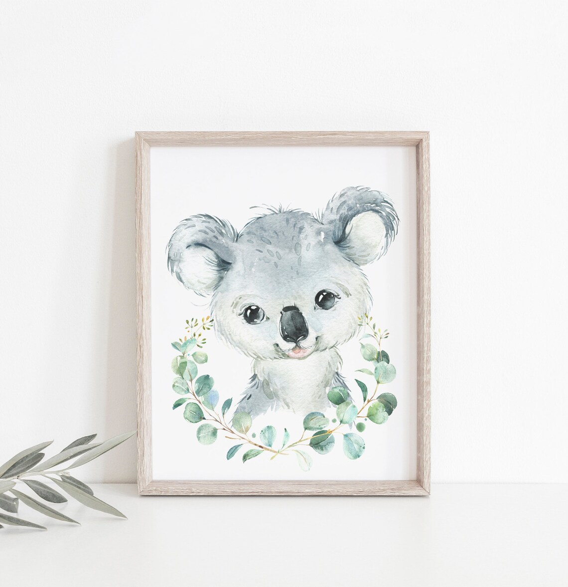 Nursery Animal Print, Australian Animals, Baby Nursery Wall Art, Koala ...