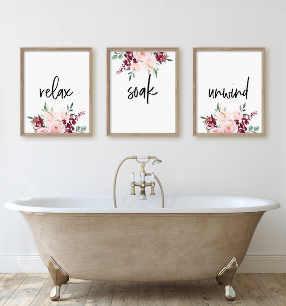 Home & Living Wall Hangings Bathroom Wall Prints Bathroom Quotes Take a
