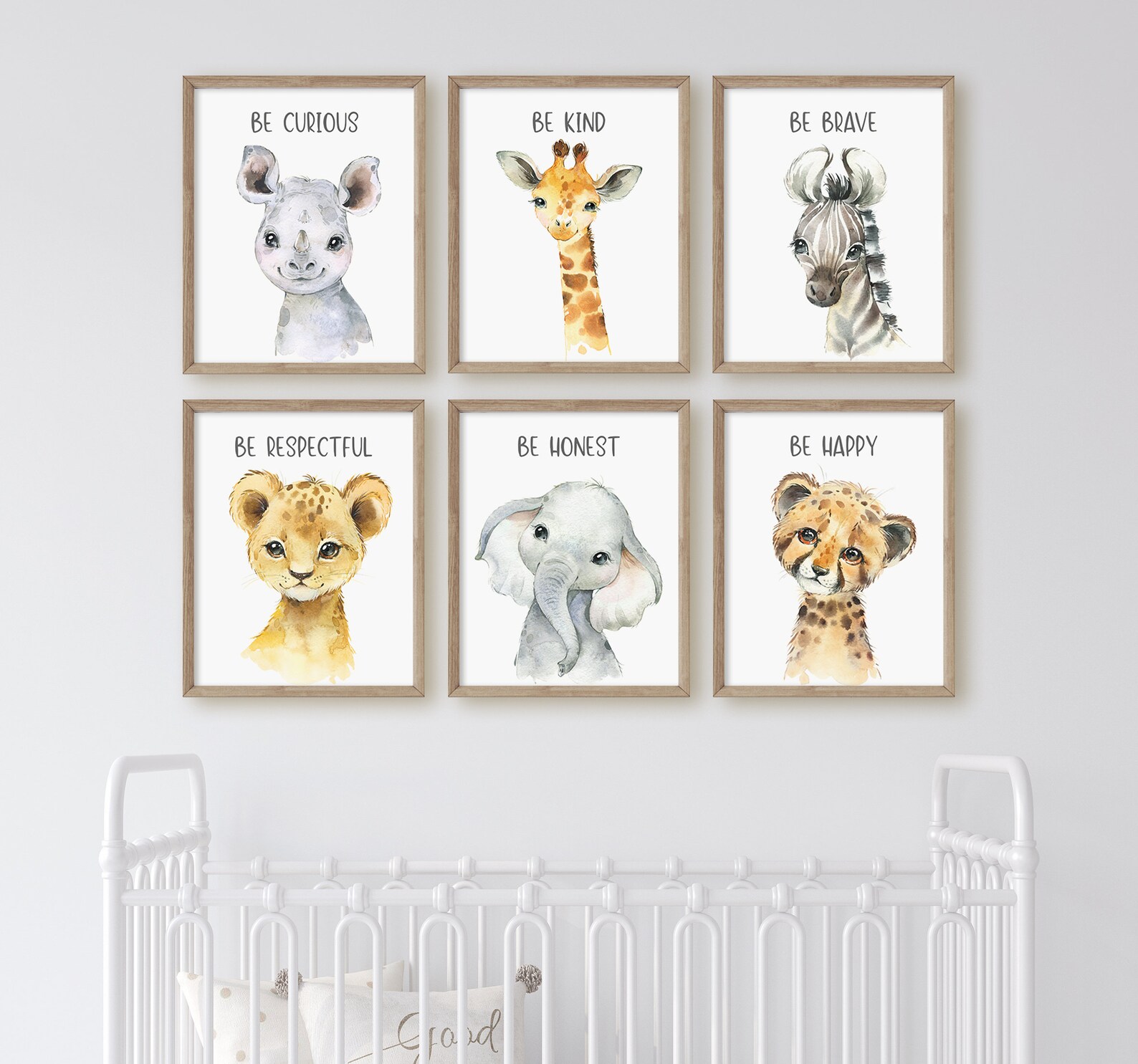 Safari Animal Nursery Wall Decor Safari Nursery Print - Etsy