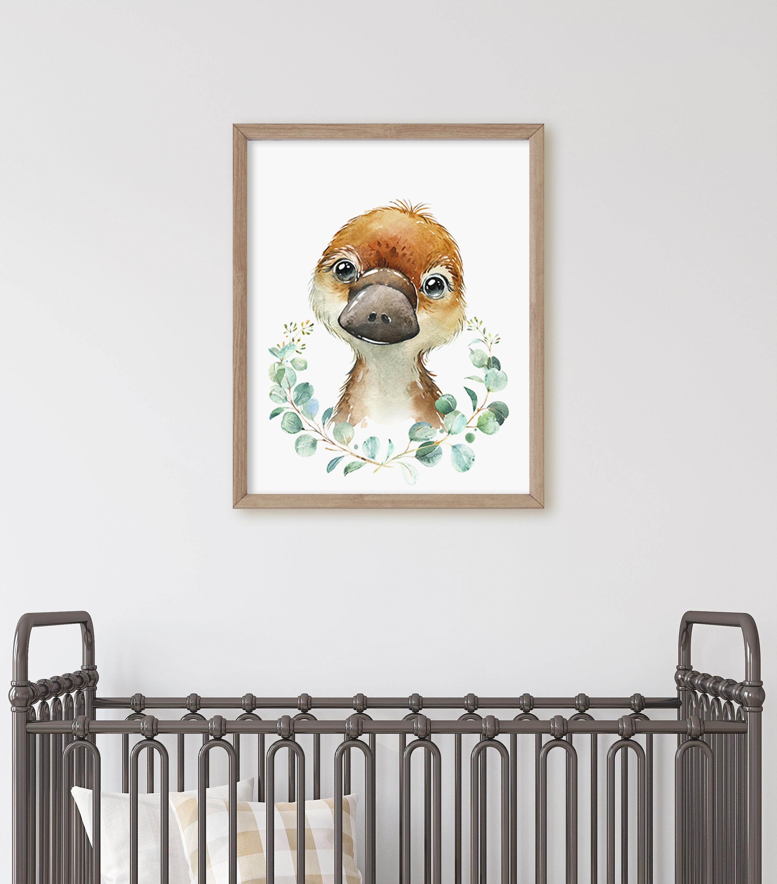 Nursery Animal Print, Australian Animals, Baby Nursery Wall Art, Koala — free download