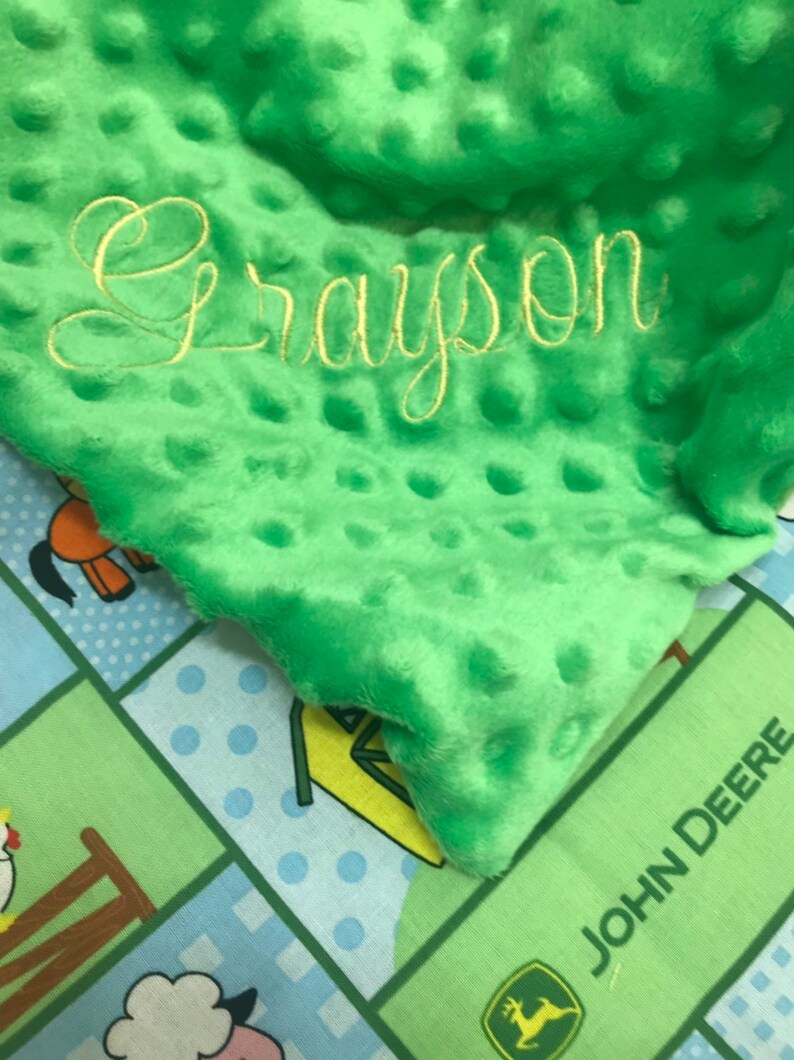 Personalized Minky Baby Blanket Blanket With Name Baby Etsy