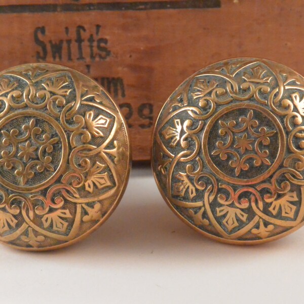 Antique Russell and Erwin Door Knob Set