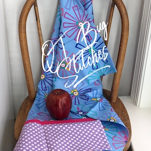 Funky Flower Power Girl Pillow Case,  Handmade Gift,  Ready To Ship, On Sale