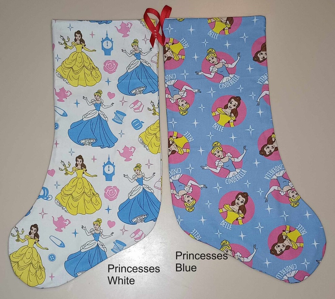 Princess Christmas Stockings Etsy