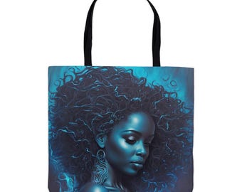 Throat Chakra Tote – Empowered Melanin Chakra Alchemy Collection
