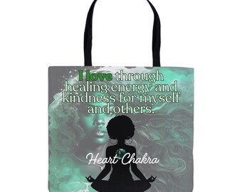 Heart Chakra Tote – Empowered Melanin Chakra Alchemy Collection