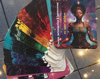 Black Girl Magic Boost: Divine Melanin Chakra Oracle Deck Cards Sacred Self-Care Empowering