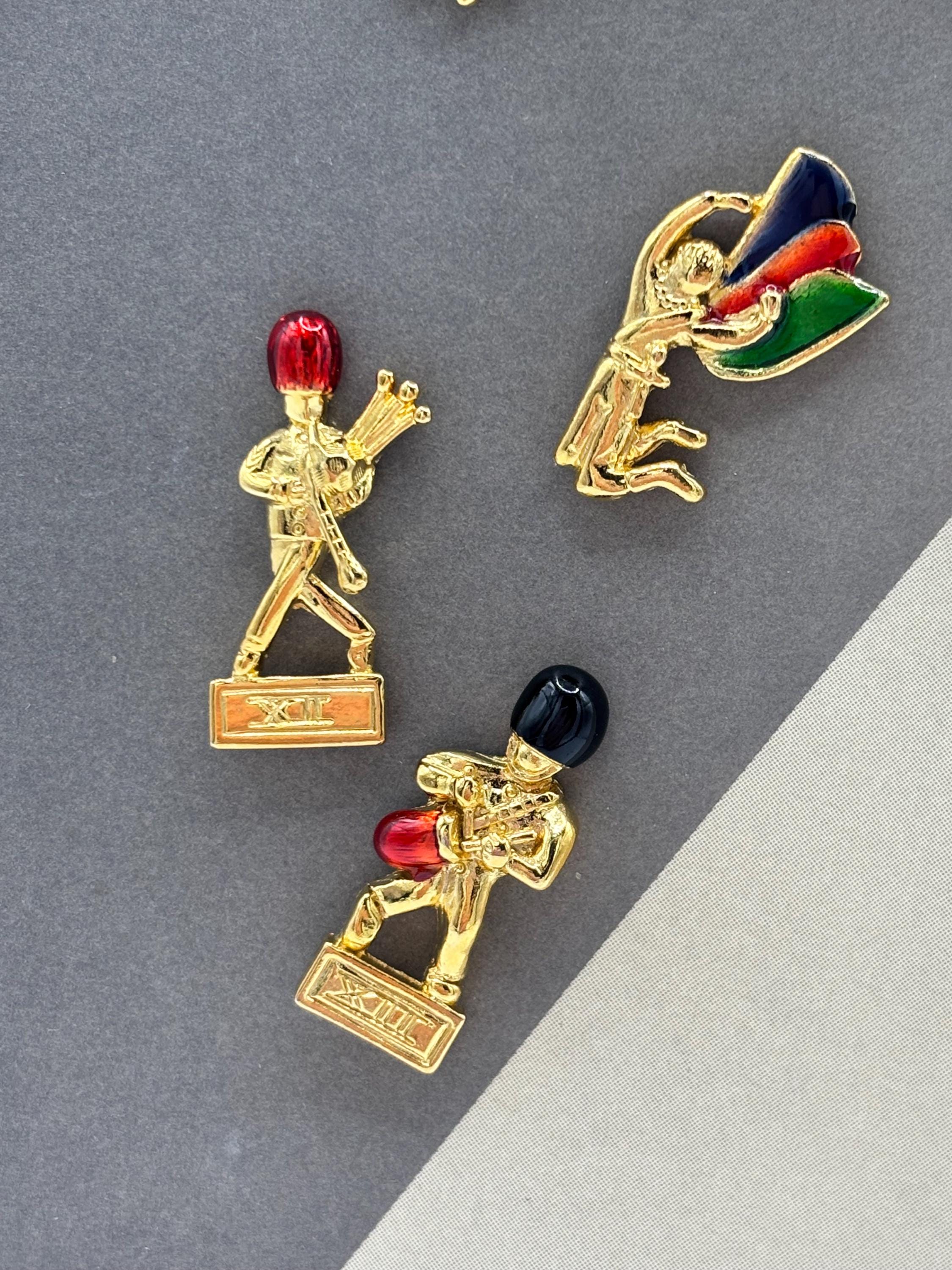 Neiman Marcus, 80s New Vintage Figural Lapel Pin Set - Etsy