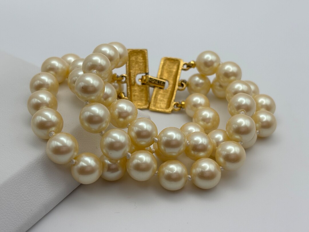 ★関税込★VINTAGE HOLLYWOOD★Basic Pearl Bracelet★ Designer fashion, Seoul-fully created | W Concept