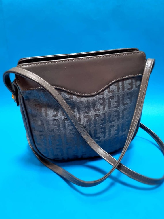 Louis Féraud 80s Vintage Logo Crossbody Bag