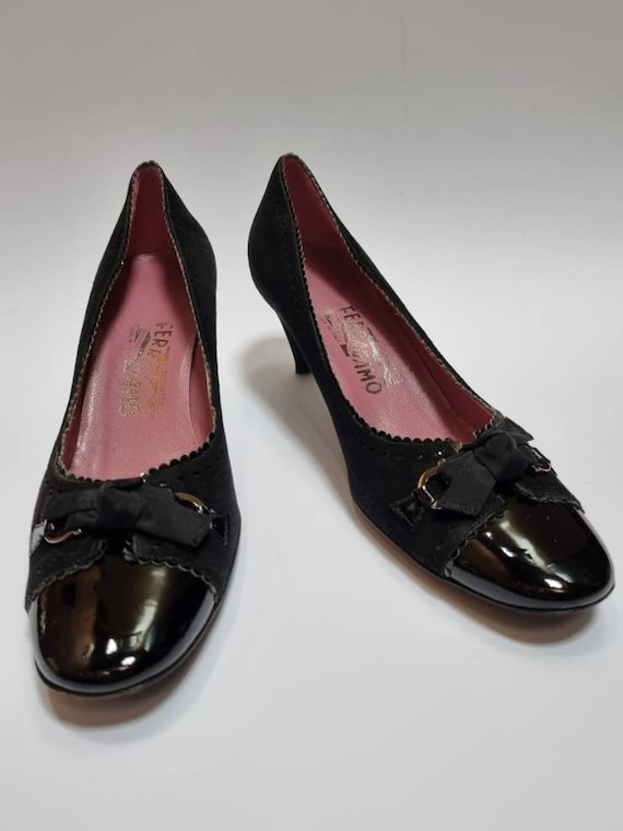 Almond Toe Pumps with Gancini Ornament
