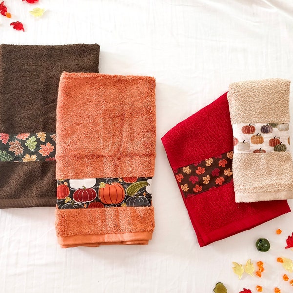 Fall Bath Towel Etsy