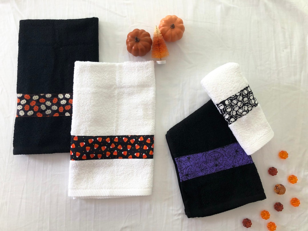 Halloween Hand Towels Etsy