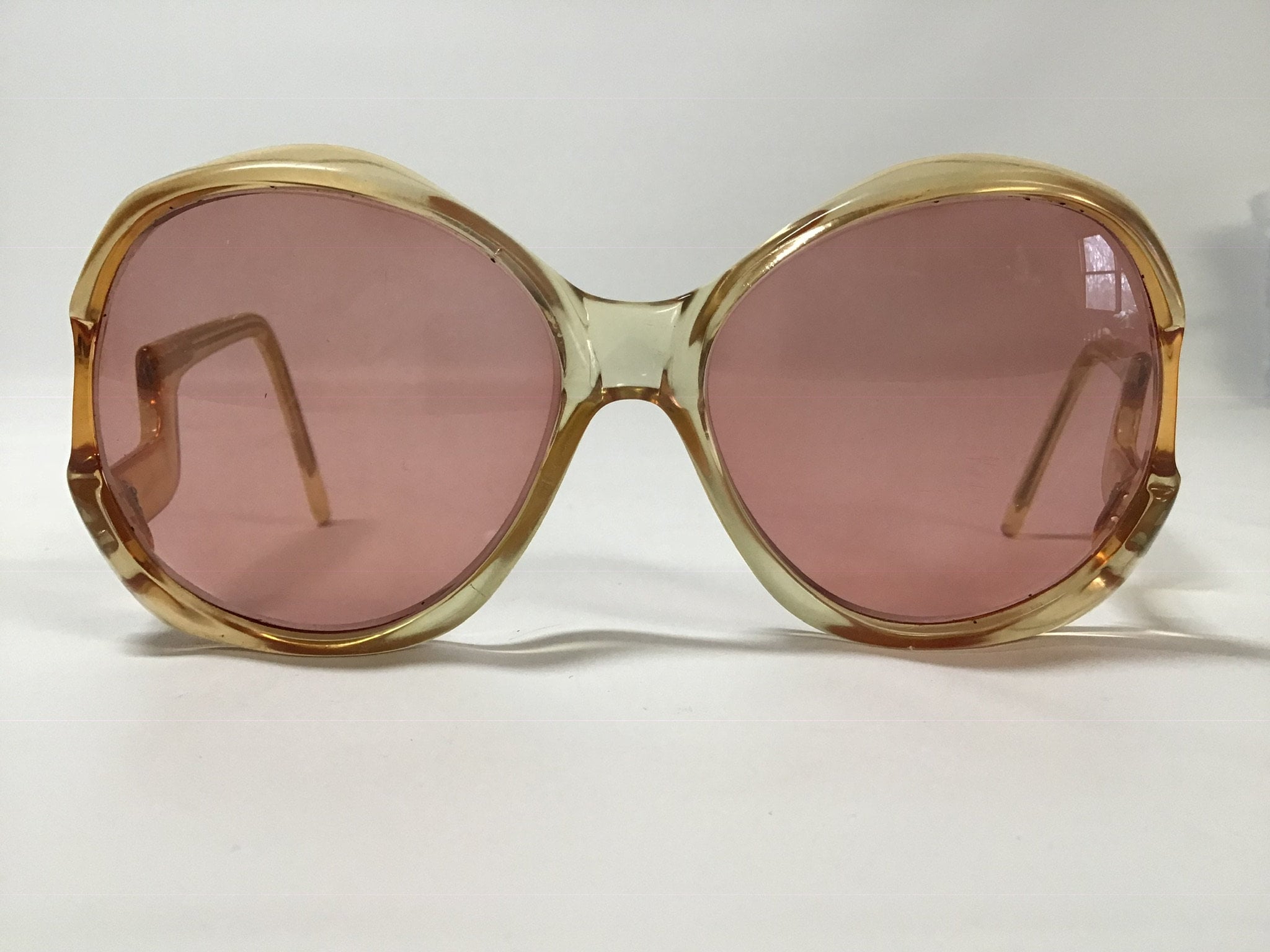 Vintage Diplomat Oversize Eyeglasses Vintage Oversize Sunglasses NOS Grey Fade Lens Diplomat 617  main image 2