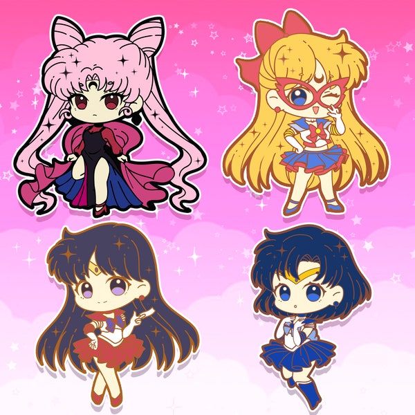 Sailor Senshi Enamel Pins