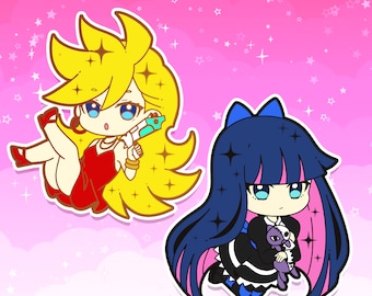 Panty & Stocking Enamel Pins