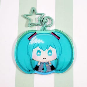 Miku Hatsune Acrylic Charm Keychain | Vocaloid