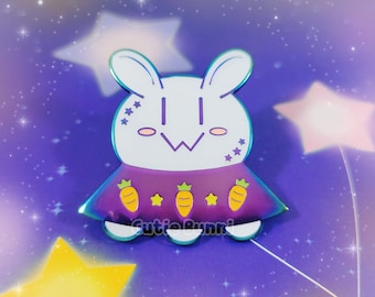 UFO Bunny Enamel Pin