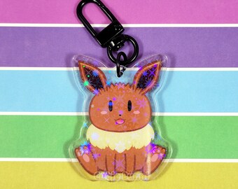 Eevee Acrylic Charm Keychain