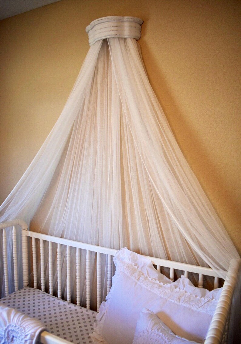 Bed Canopy with Double Material Bed crown canopy crib Etsy